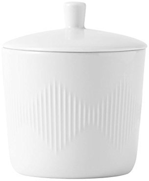 Lyngby Zuckerdose, Porzellan, Weiß, 11 cm