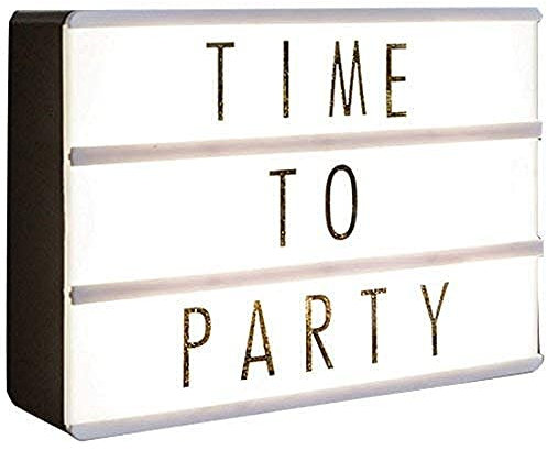 Thumbs up! Retro Leuchtkasten, Plastik, Weiß, Schwarz, 16 x 11 x 5 cm