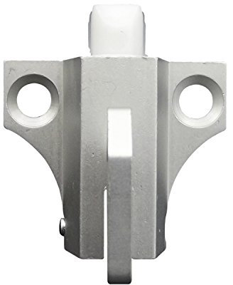 Lucchetti con leva e trappola in nylon, alluminio verniciato a polvere, RAL 9010