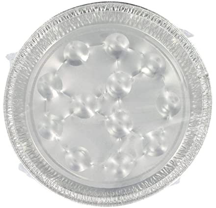 Fackelmann Lot plats à escargots Juego de 10 Platos para Caracoles de Aluminio, Fabricados en Francia