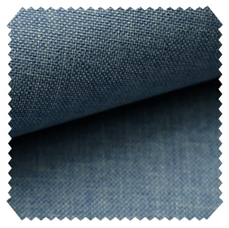 novely® LUSO | Feiner Stoff Polsterstoff Bezugsstoff Möbelstoff | Meterware | 1 lfm (33 Jeans Blau)