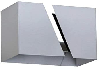 famlights | Wandleuchte Oskar aus Metall in Grau G9 max.20W