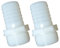 Doppelpack 2 Stück Schlauchtülle Ø 38 mm x Außengewinde 1 ½ Zoll Pumpenanschluss (PA) für Pool, Garten, Haus etc