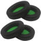 Chofit Recambio Compatible con Razer Kraken 7.1 V2/Kraken V2/Kraken Pro V2 Almohadilla Auricular, Cojín Negro Oval Cubierta Auriculares Funda Protein Memory Foam (Negro-verde-2pares)