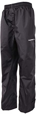Acme Projects Pantalones Impermeables, 100% Impermeables, Transpirables, Costuras Selladas, 10000 mm/3000 g para Senderismo, Golf, Pesca (Hombres, pequeño), Color Negro