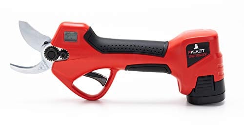FALKET 3000T E-POWER - kit forbice professionale da potatura a batteria elettrica taglio passante con lama curva