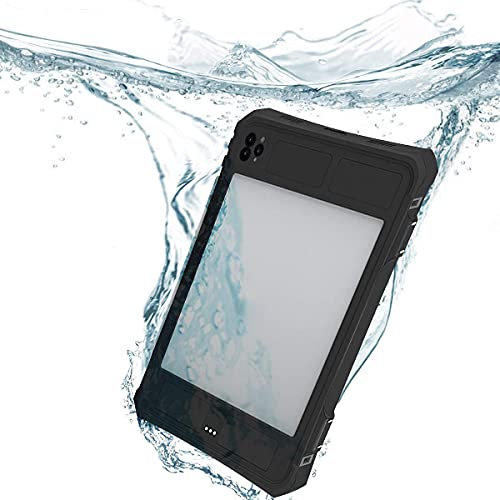 Coque étanche pour iPad Pro 11 2022/2021/2020 Étui Certifié IP68 Svelte Anti-Choc Anti-poussière Complètement scellé sous-Marin TPU PC Extérieur Housses avec béquille Amovible A2435 A2761 A2762