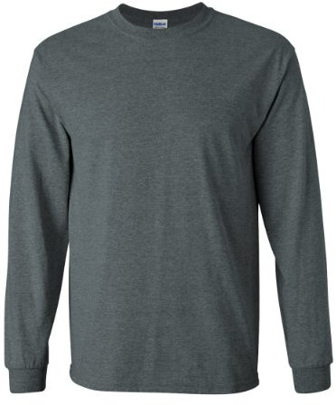 Gildan Men's Ultra Cotton Adult Long Sleeve T-Shirt, 2-Pack