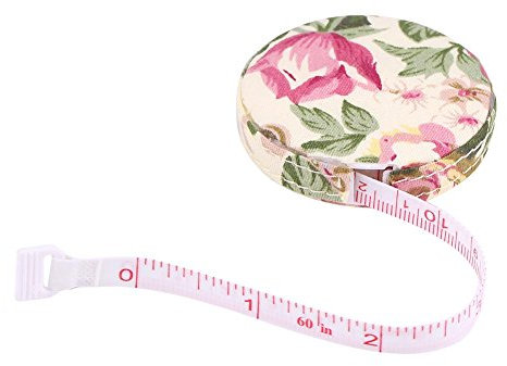 1Stk. Genaues Maßband Tapeline Body Fitness Measuring Einziehbares Lineal (150 cm)(2#)