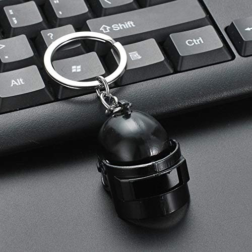 Schlüsselanhänger Schlüsselmäppchen Mode PUBG Essen Huhn Keychain Rucksack Schlacht Schlachtfelder Bratpfanne Helm 98k Schlüsselring Frau Mann Jewwlry Schlüsselanhänger Schlüsselmäppchen ( Color : 3 )