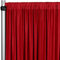 CV Linens bkdp_10_spdx Spandex 4-Wege-Stretch-Vorhang, 305 cm x 152 cm, Rot, 1 Stück