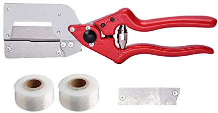 koncy Innestatrice, Attrezzo per Innesto e Taglio da Giardino 2 in 1, Forbici da Innesto Professionali per Giardinaggio Albero da Frutto Vigneto Ramo, Garden Grafting Tool (Color : B)