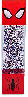 Marvel Spider-Man - Lampada LED con movimento glitterato alimentato tramite USB, lampada da tavolo per camera da letto, scrivania, soggiorno, decorazione per la casa, giocattoli a fumetti, regali e