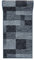 Mazovia rutschfest Teppich Läufer Flur - Modern Geometrische Muster Teppichläufer - Kurzflor Flurläufer für Vorzimmer, Schlafzimmer, Küche - ÖKO-TEX Zertifiziert - Meterware Grau - 120 x 900 cm