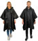 REDSTAR 2er Pack Regenponcho wasserdicht – Regenmäntel Damen und Herren – Wiederverwendbares Regencape für Erwachsene – Friesennerz, Fahrrad Regenbekleidung, Festival Gadget, Wandern Zubehör