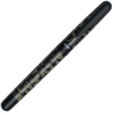 OHTO CR01 Ceramic Roller Pen • Camouflage Khaki • Black Ink