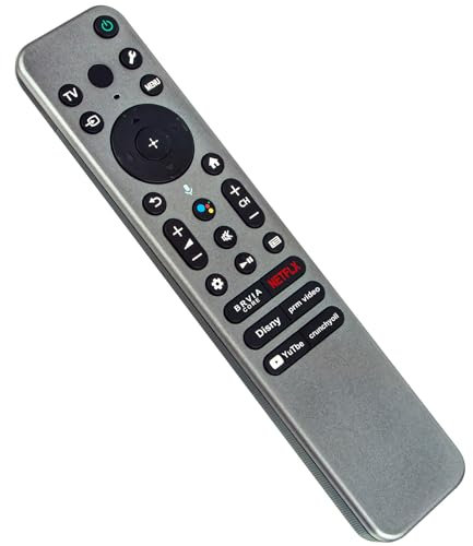 RMF-TX910U Replace Voice Remote compatible with Sony 55 65 75 85 inch Bravia X95L A95L Series QD-OLED 4K Ultra HD HDR Smart Google TV (2023) XR-85X95L XR-75X95L XR-65X95L XR-77A95L XR-65A95L XR-55A95L