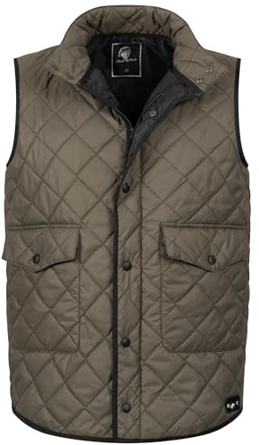 Rock Creek Steppweste Herren Übergangsweste H-352 | Leichte Thermoweste für Männer, wattierte Freizeitbekleidung für Übergang, Alltag, Reisen und Outdoor-Aktivitäten
