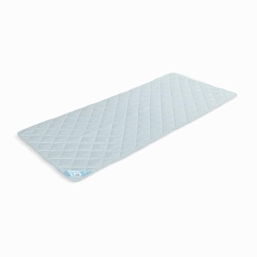 RIBECO Germany Matratzenauflage Top Cool – 2-in-1 ganzjährige Matratzenauflage – Topper mit kühlender Microfaser und wärmender Flanell-Qualität, allergikerfreundlich, Made in Germany (80 x 200 cm)