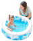 SLOOSH Piscina Inflable Redondo para niños, 81 x 81 x 22 cm, Ideal para niños pequeños y bebés, con Pelotas, Juegos acuáticos portátiles para Interior y Exterior (Azul)