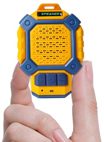 AMICROSS Wearable Small Bluetooth Speaker Clip-on Wireless Portable Mini Water-Resistant Player,Built-in Mics for Hands-Free Music and Calls Playing for Work/Cycling/Outdoor/Sports/Hiking/Golf