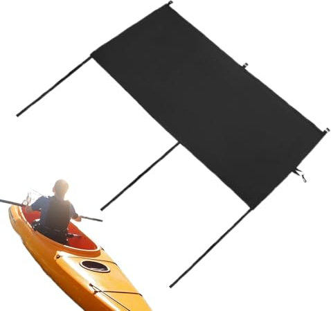 Bootsausrüstung – Kajak-Cockpit-Abdeckung, Kajak-Zubehör, tragbarer Kajak-Sitzbezug, Sprühdeck, Kajak, Outdoor-Schatten für Fenster, Balkon, langlebig, wetterbeständig, Terrassenüberdachung