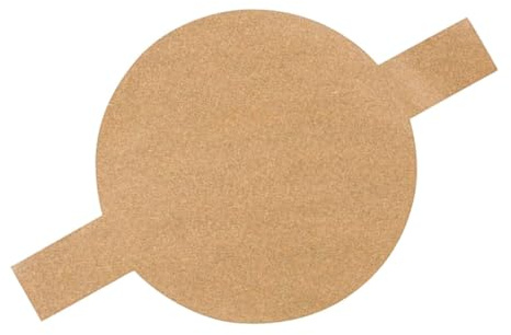 Toyvian 100 pezzi Carta da Forno Rotonda Silicone Antiaderenti Impermeabili e Resistenti all Olio per Teglie Dolci e Tortiere Facile da Sollevare e Pulire