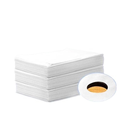 Massageliege Bezug 20/40 Stück Massage-Tischlaken, wasserdicht, Vlies, SPA-Bettbezug, atmungsaktiv, 80 x 180 cm, for Schönheitssalons und Hotels(40pcs round face)