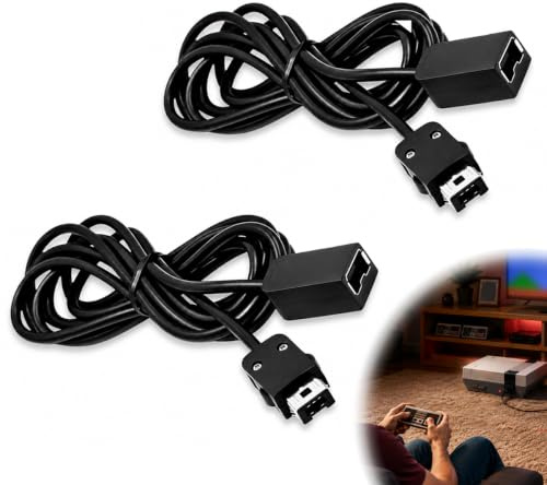 Savento cavo di prolunga compatibile con Nintendo NES Classic Mini – Prolunga per controller SNES e NES per console rétro e giochi classici