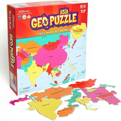 Geopuzzle Asia Puzzle