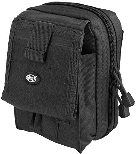 MFH 30604A Kartentasche Molle (Schwarz/14 x 17 cm)