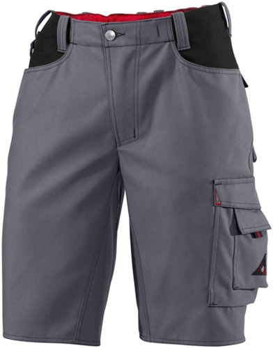 BP Workwear 1792-555-53 Shorts - Elastischer Rückenteil - Ergonomischer Schnitt - 65% Polyester, 35% Baumwolle - Normale Passform - Größe: 54n - Farbe: dunkelgrau/schwarz