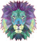 1 x Aufkleber King Of The Jungle Lion Leone Leon Löwe Sticker Beast Bestie Fun