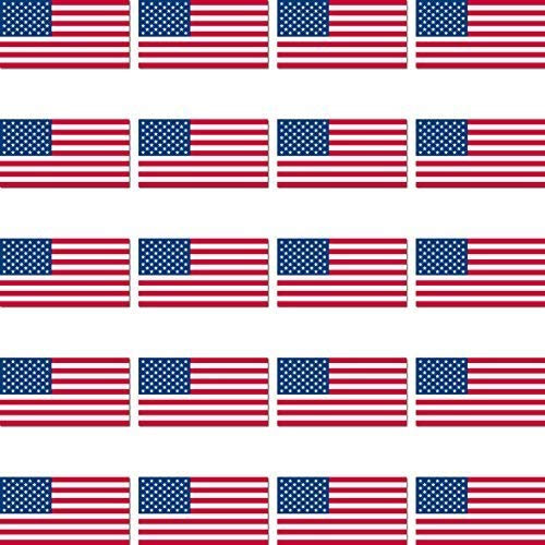 GreenIT 20 Stück 2,5cm Fahne Länder Flagge USA RC Modellbau Mini Aufkleber Sticker Modellbauaufkleber