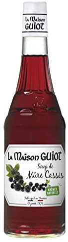 La maison guiot, Sirop de mure cassis, la bouteille de 70 cl
