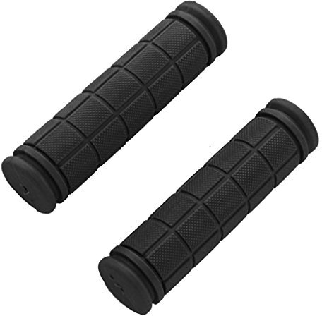 Sharplace 1 Paar Fahrradgriffe, ergonomisch Lenker Griffe, Rutschfester Gummi 25mm Lenkergriff Für Fahrrad Lenker, schwarz