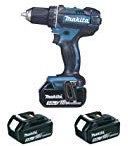 Trapano avvitatore 18 V Li-Ion 5,0 Ah ddf482rt3j (3 batterie) Makita