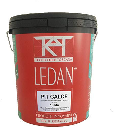 LEDAN Pittura traspirante antimuffa anallergica per interni 16 litri