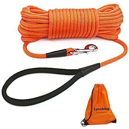 lynxking - Correa de Entrenamiento para Perros con Mango cómodo y Resistente, para Perros pequeños, medianos y Grandes