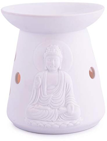 pajoma Duftlampe Porcelain Buddha, H 12 cm für Duftwachs und Duftöl