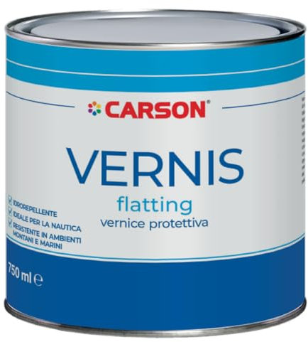 Colorificio Carson Vernice Flatting Trasparente Per Legno A Solvente Interni Ed Esterni (Opaco)