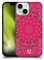 Head Case Designs Rosa Classico Paisley Bandana Classica Custodia Cover Dura per Parte Posteriore Compatibile con Apple iPhone 13 Mini