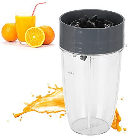 Blender Replacement Parts,24OZ Cup with Replacement Extractor Blade Replacement Parts Compatible with 600W/900W Models (24oz)