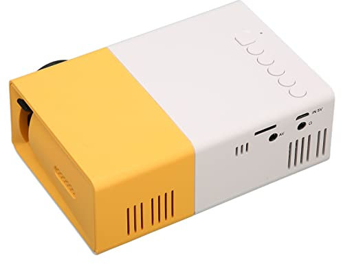 Projektor Tragbarer Film Projektor, für USB HD Multimedia Interface Speicher Karte, Micro USB oder USB C,Smart HD 1080P HiFi, für für Tablet Laptop und Telefon.