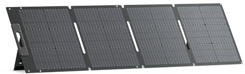 BLUETTI 100W Panneau Solaire pour Station Électrique Portable AC2A EB3A AC50B AC70 AC180 AC200L AC300, Chargeur Solaire Pliable avec Pieds Ajustables pour Camping, Voyages
