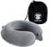 Makimoo Memory Foam Reisekissen, Nackenkissen, bequem und leicht, ideal zum Schlafen im Flugzeug, Auto, Zug, Bus und zu Hause, kommt mit Aufbewahrungstasche (Grau)