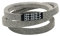 Honoyam Courroie d'entraînement 754-0370 pour tondeuse à gazon MTD 754-0370 954-0370 Ariens 0720530 AYP 5600 Craftsman 4703H 5600H Compatible avec MTD 600 Series, 1990 et Plus récent 7500 - Série 769