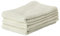 Zone Denmark Spüllappen Baumwolle, Baumwolltuch 27 x 27 cm, 3 Stück Spültücher, Ohne Mikroplastik und Chemikalien, Biscuit (Beige)