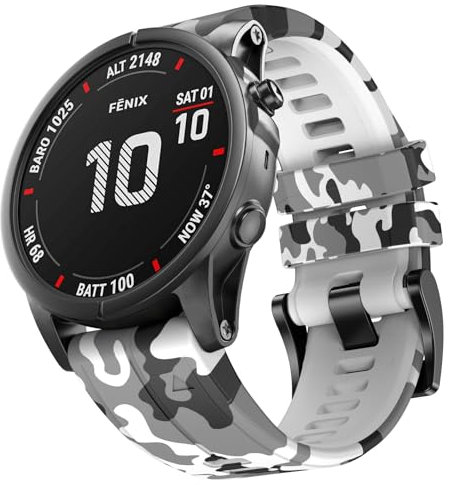 NotoCity Ersatzgurt für Fenix 6X/6X Pro/7X/7X Pro/5X/5 Plus/3 hr Armband, Quickfit 26mm für Descent MK1/MK2/MK2i, Armband 26mm Quickfit für Tactix Delta/7N/Tactix 7 AMOLED, für D2 Delta PX