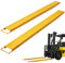 VEVOR Rallonges de Fourches à Palette 1820x140 mm Extensions de Fourche pour Chariot Élévateur Industriel 1 Paire Acier au Carbone Robuste pour Déplacer et Transporter Charges Volumineux Lourds, Jaune